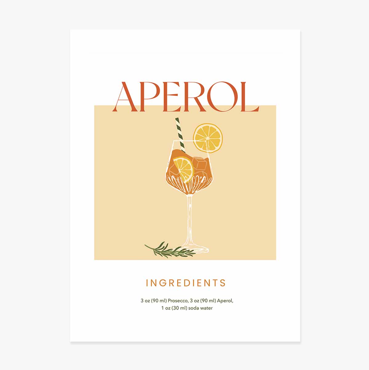 Плакат на Aperol