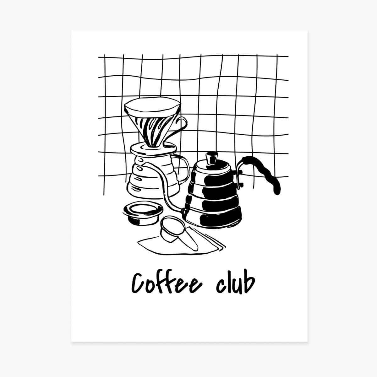 Плакат на Coffee Club
