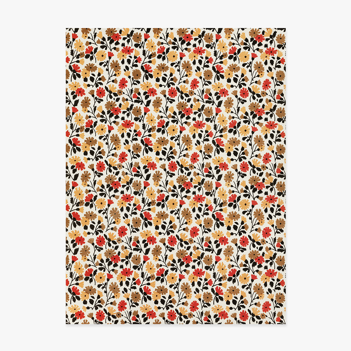 Poster Flori roșii și galbene