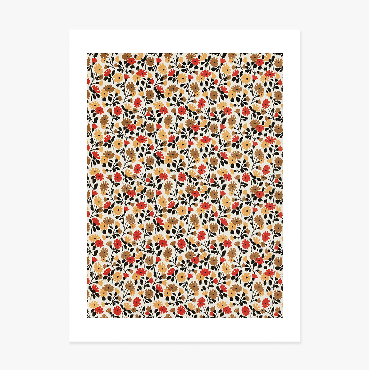 Poster Flori roșii și galbene