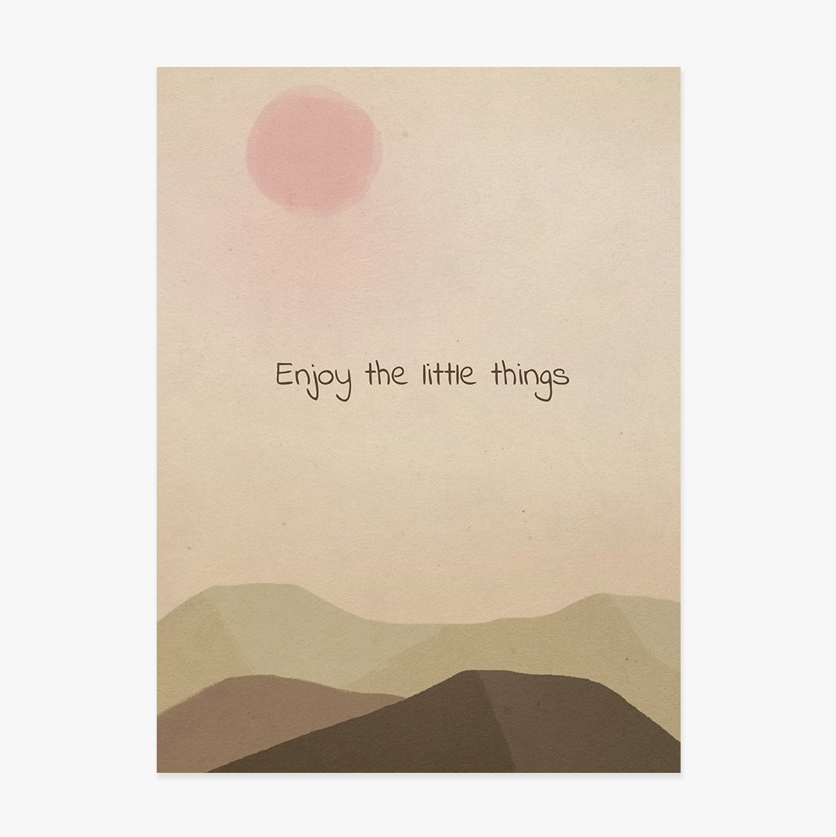 Poster Enjoy the little things