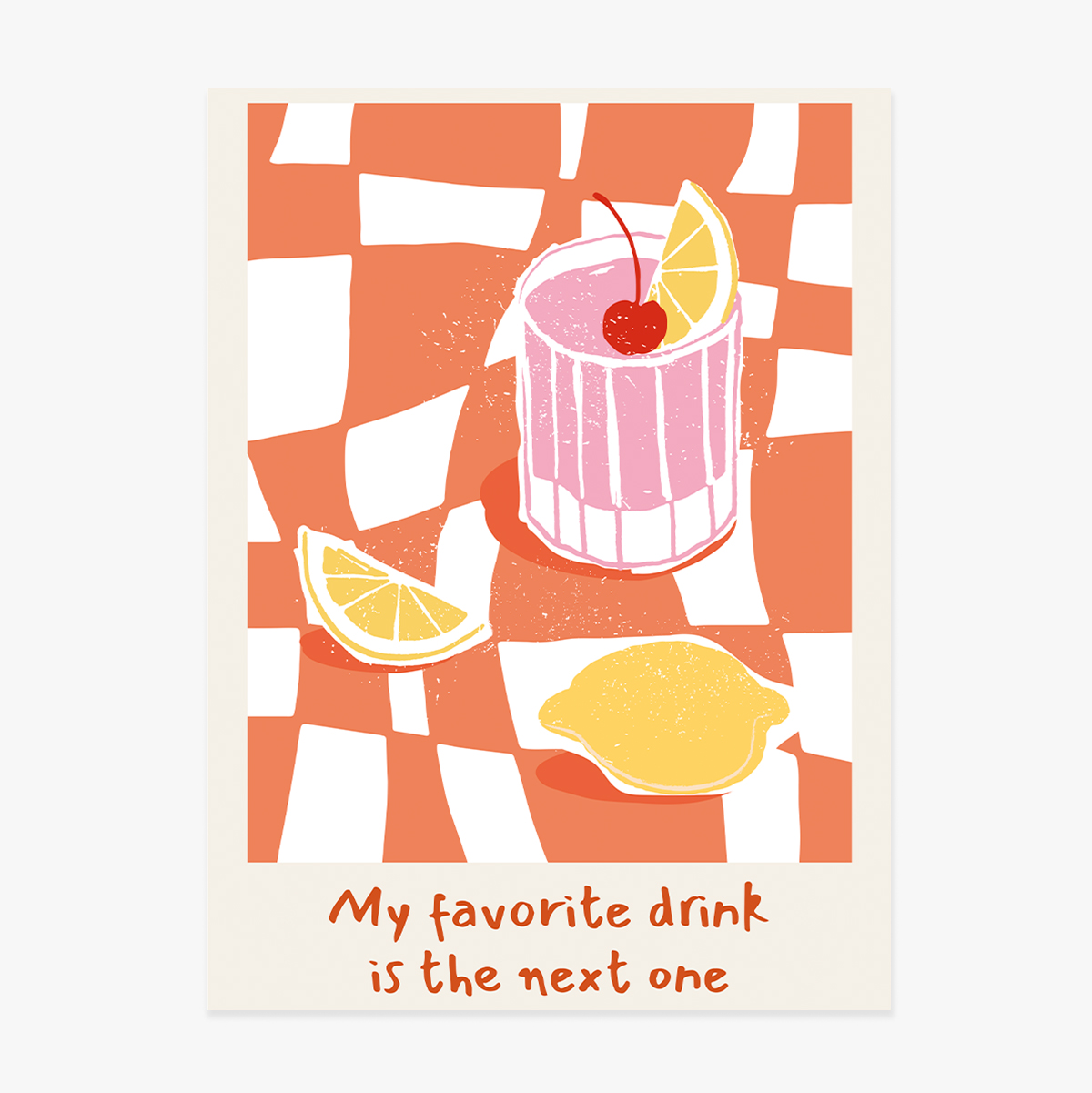 Poster Favorite Drink