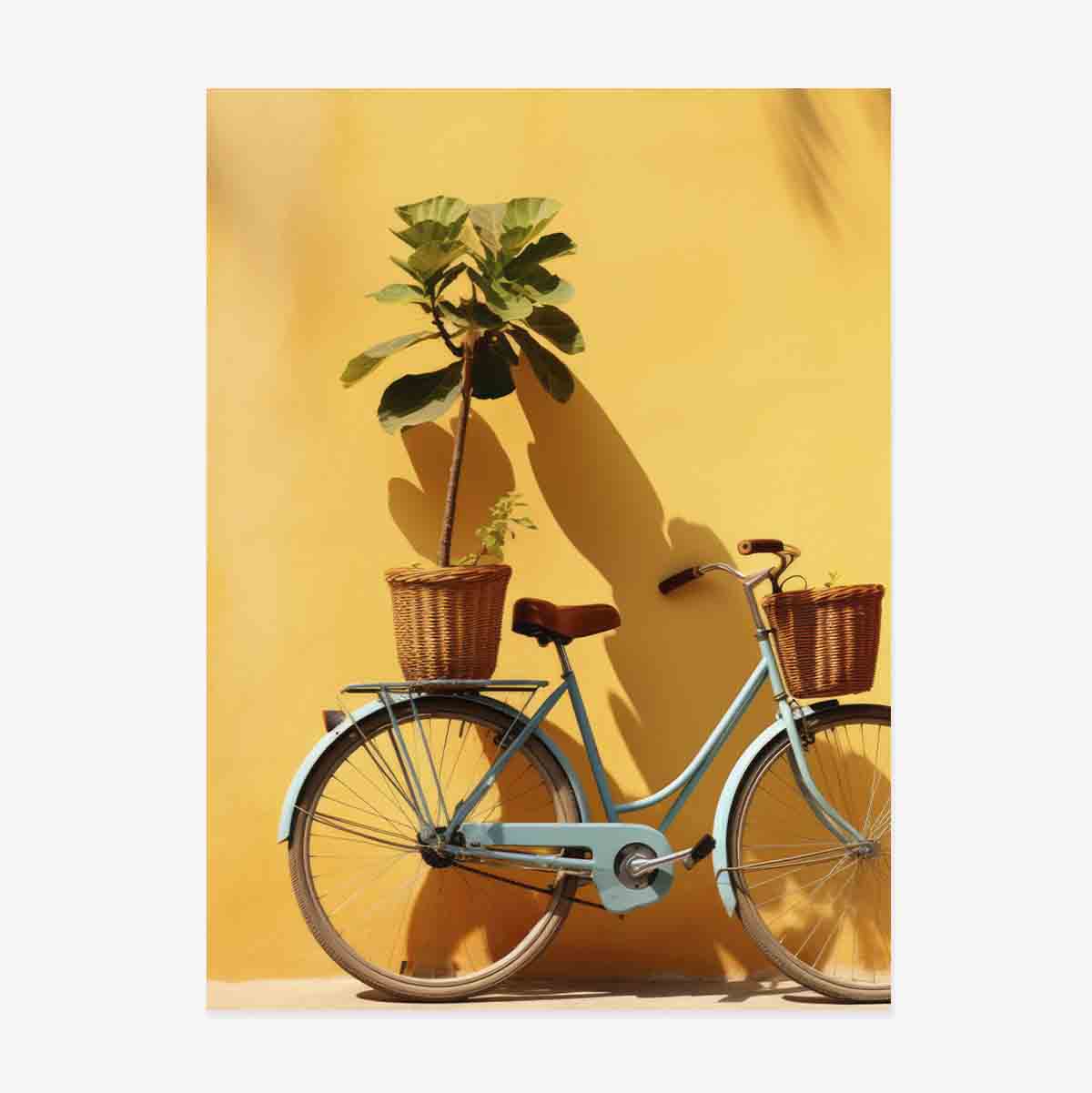 Poster Bicicletă cu plantă