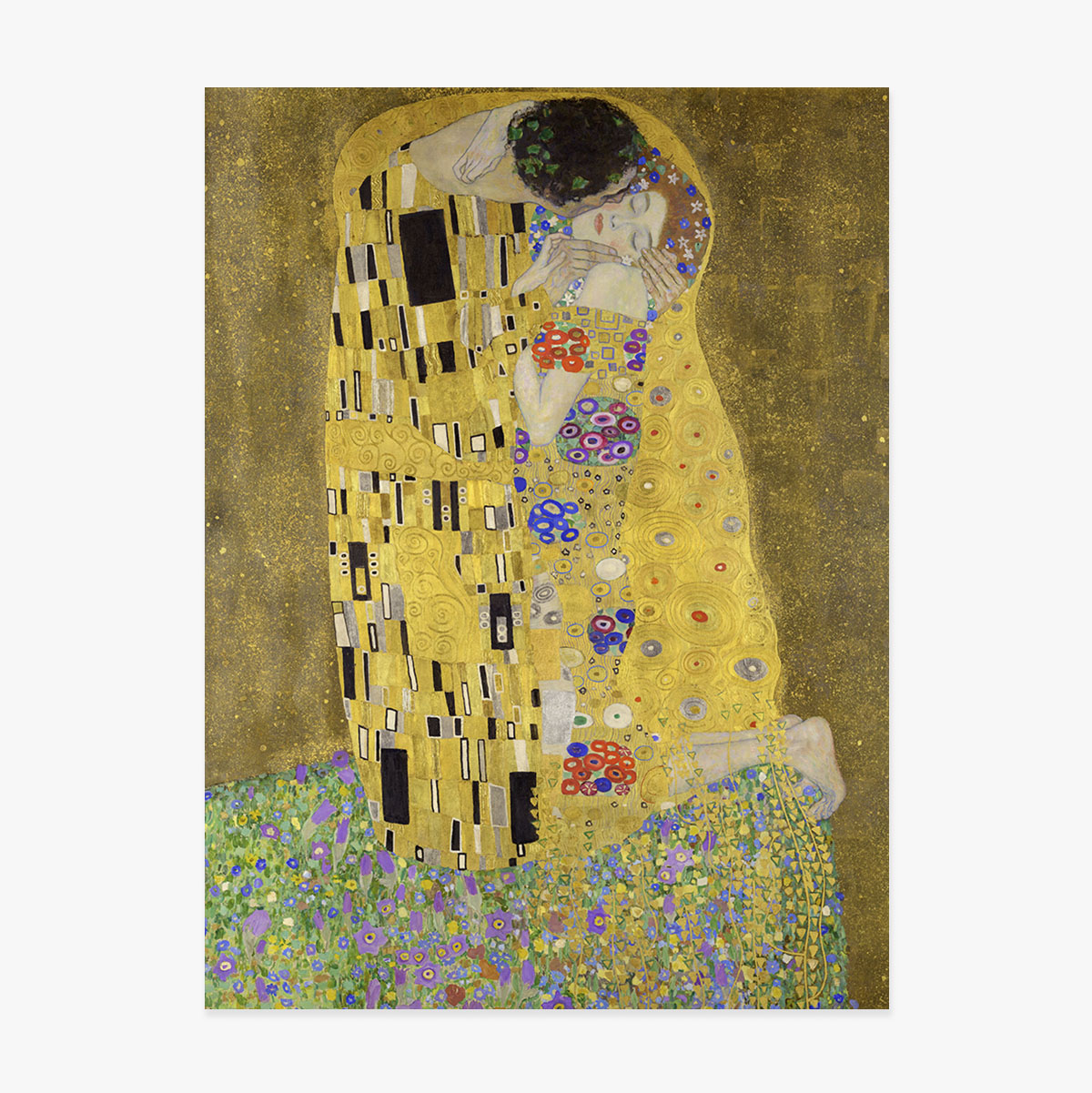 Poster Gustav Klimt, Sărutul 1908
