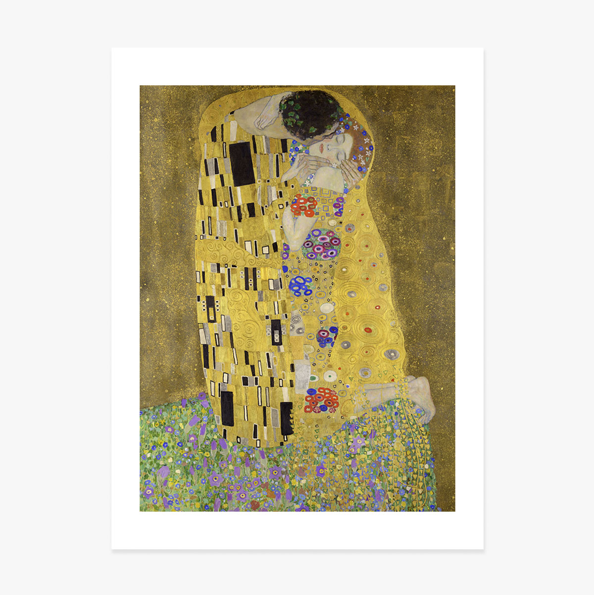 Poster Gustav Klimt, Sărutul 1908