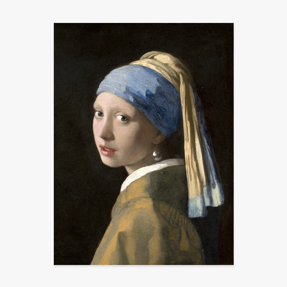 Poster Johannes Vermeer, Fata cu cercel de perlă 1665
