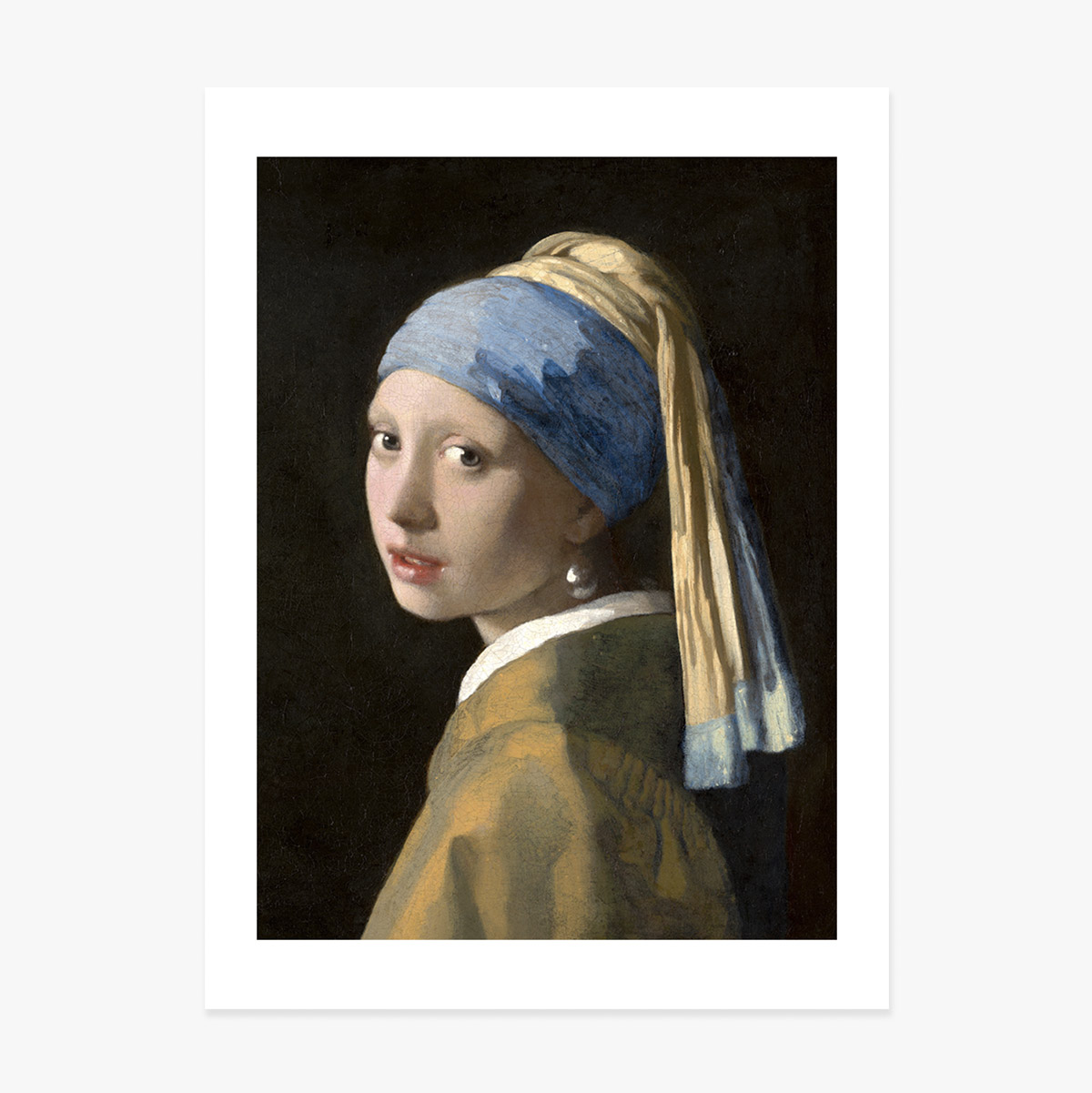 Poster Johannes Vermeer, Fata cu cercel de perlă 1665