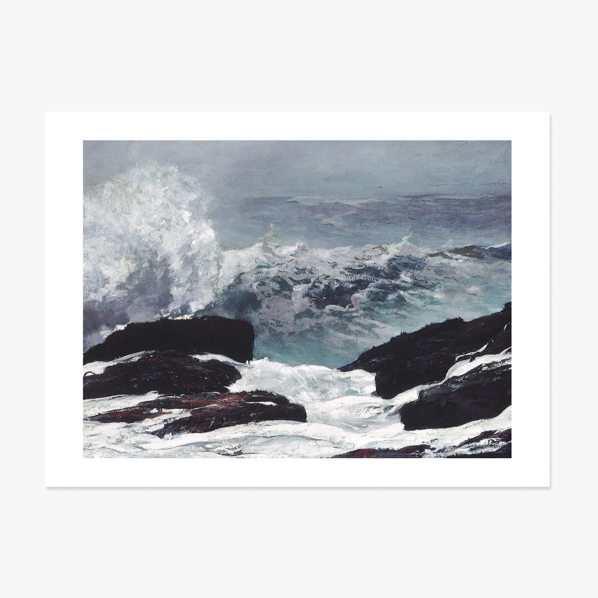 Poster landscape - Winslow Homer - Northeaster 1895