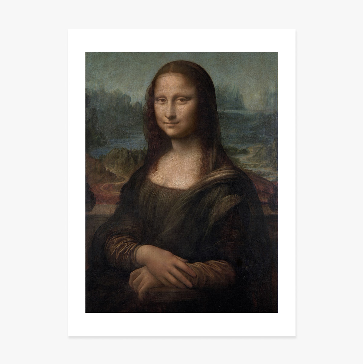 Poster Leonardo da Vinci, Mona Lisa del Giocondo, 1506