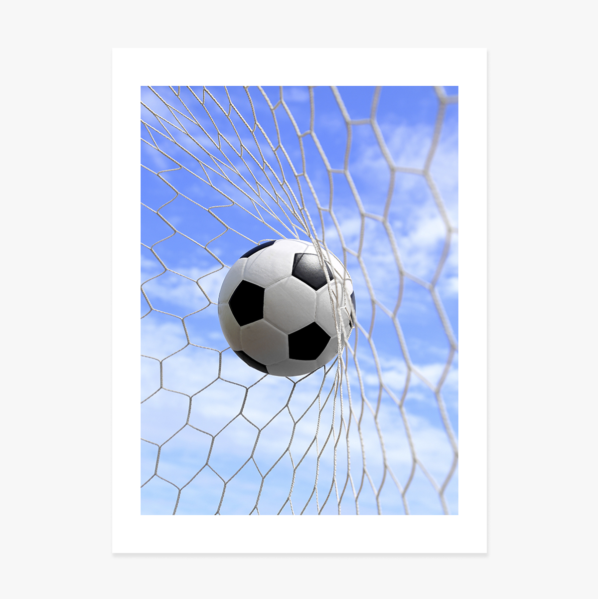 Poster Minge în poarta de fotbal