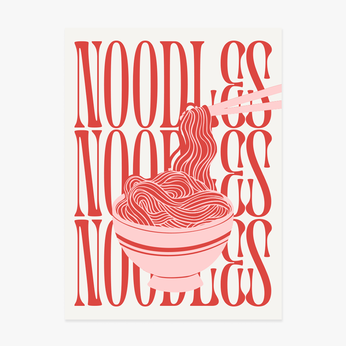 Poster Noodles Lover