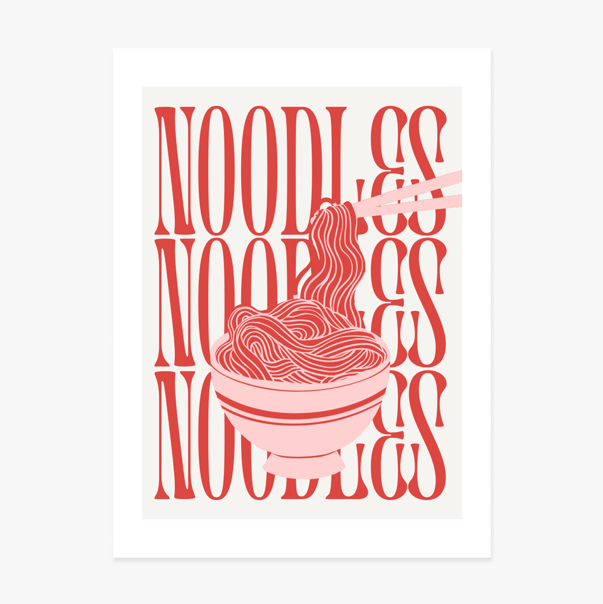 Poster Noodles Lover
