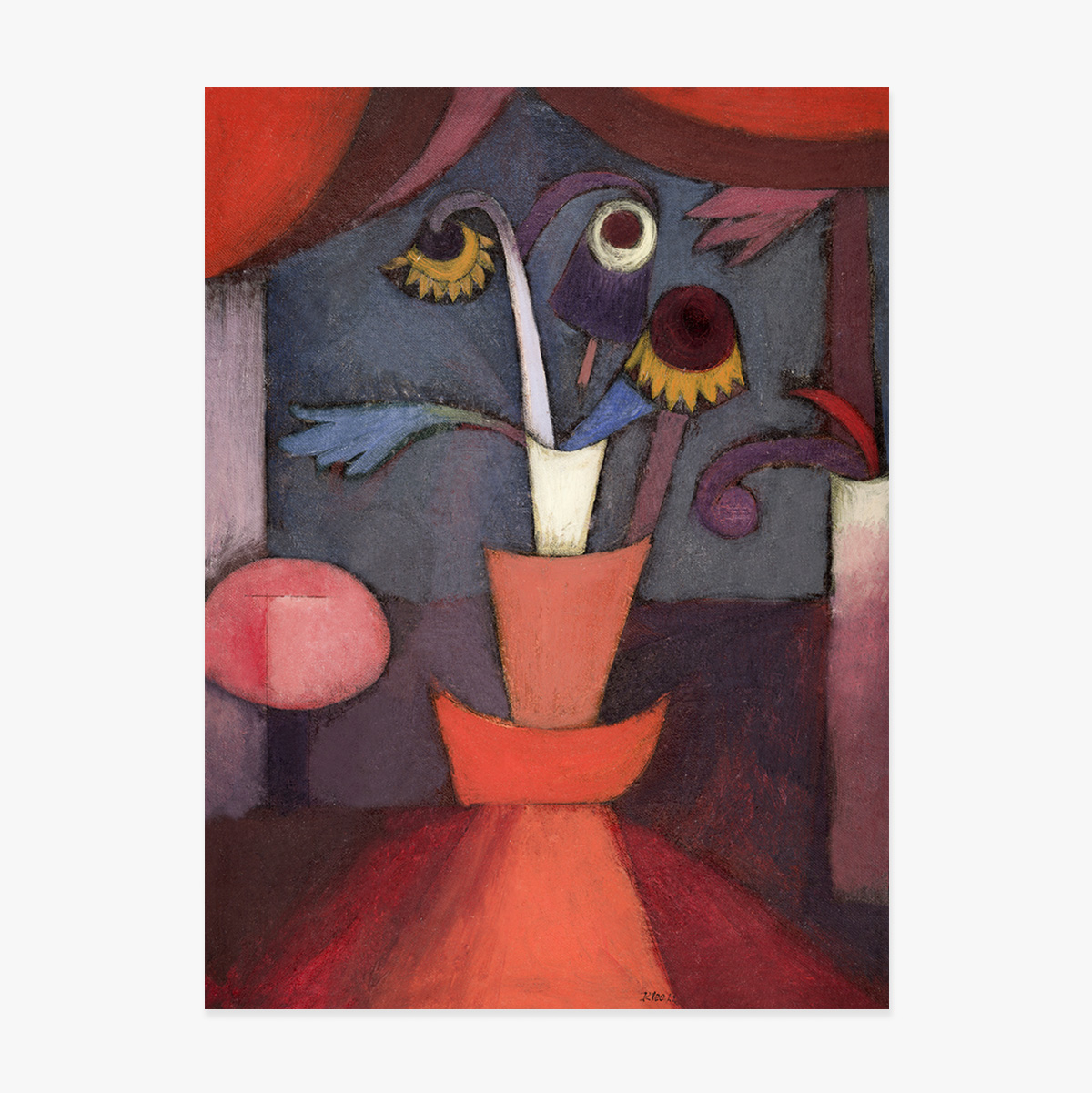 Poster Paul Klee, Autumn Flower 1922