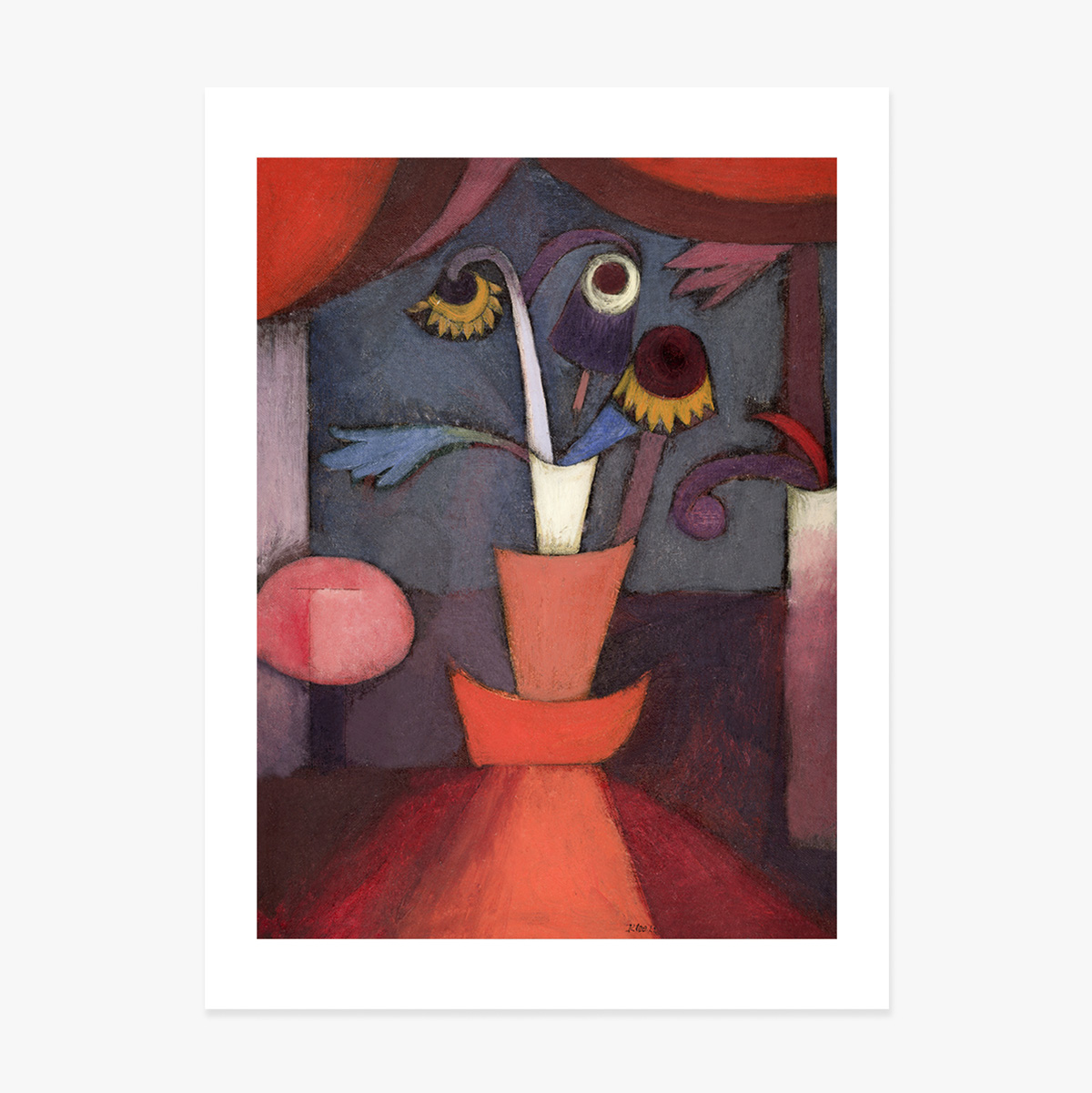 Poster Paul Klee, Autumn Flower 1922