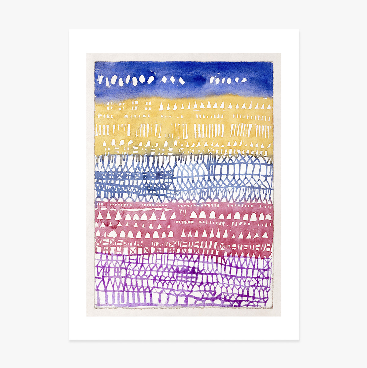 Poster Paul Klee, Old City 1928