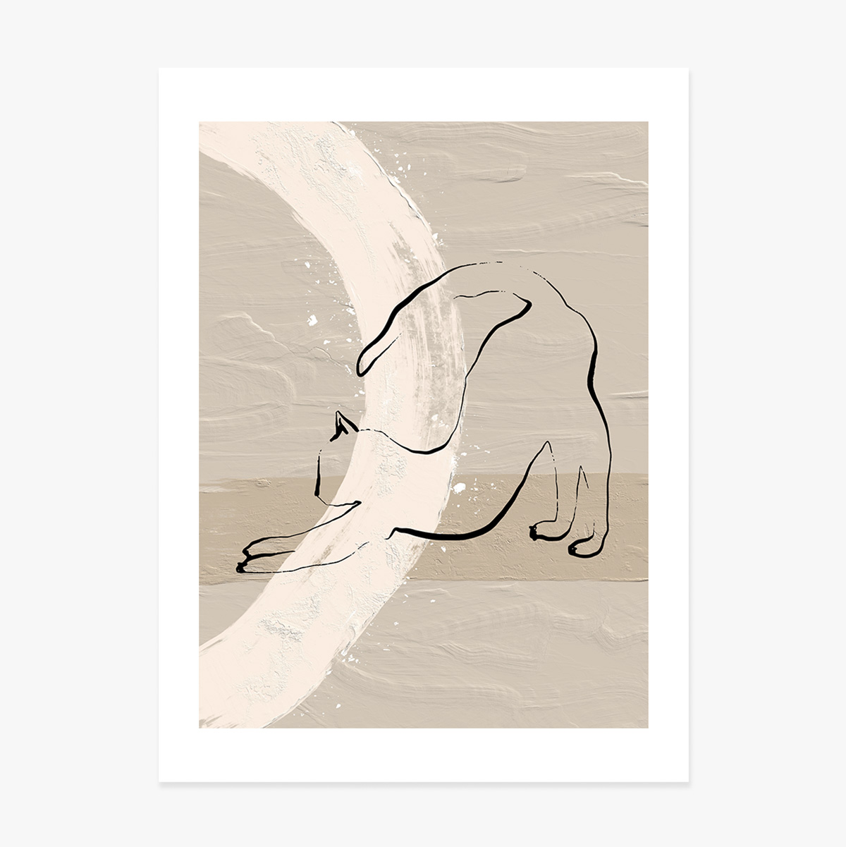 Poster Pisică minimalistă line art