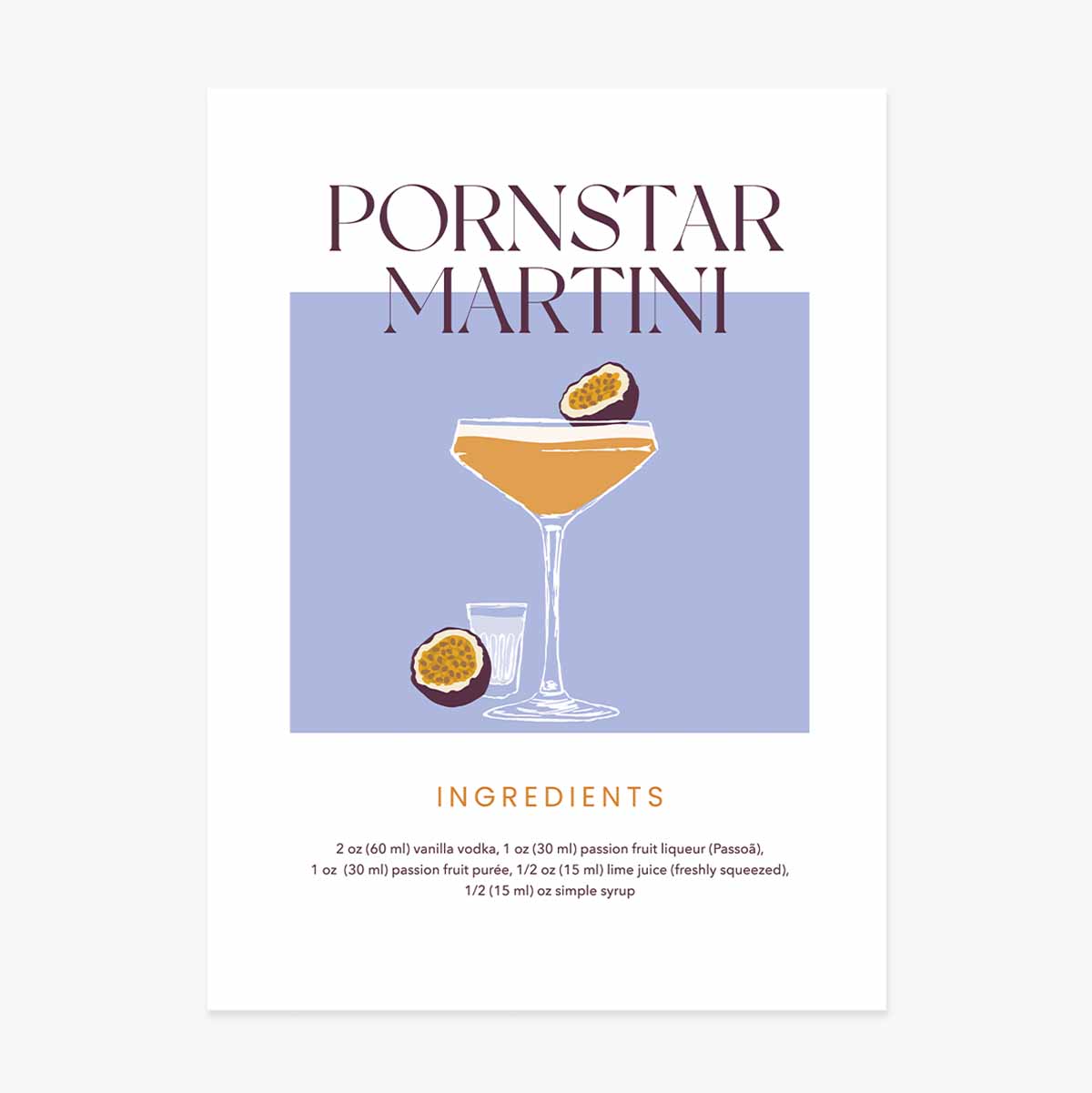 Плакат на Pornstar Martini