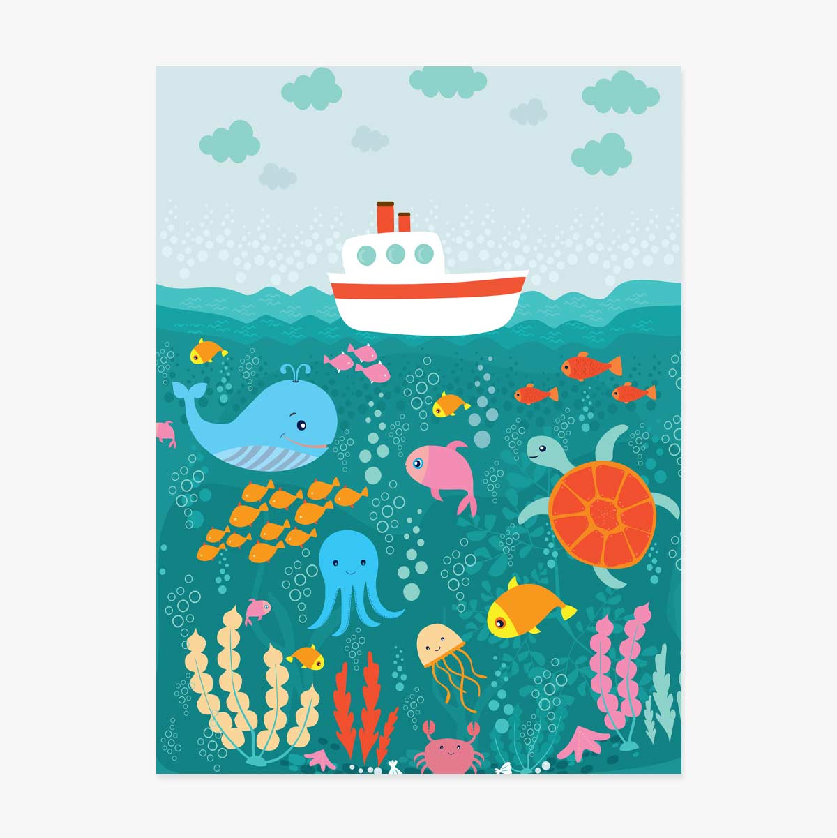 Плакат „Приятели на морето“