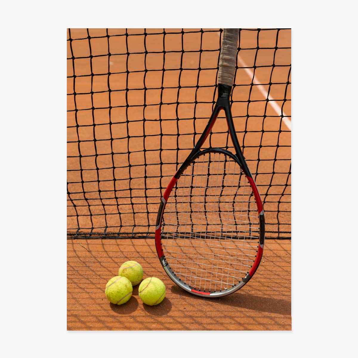 Poster Rachetă și Mingi de Tenis