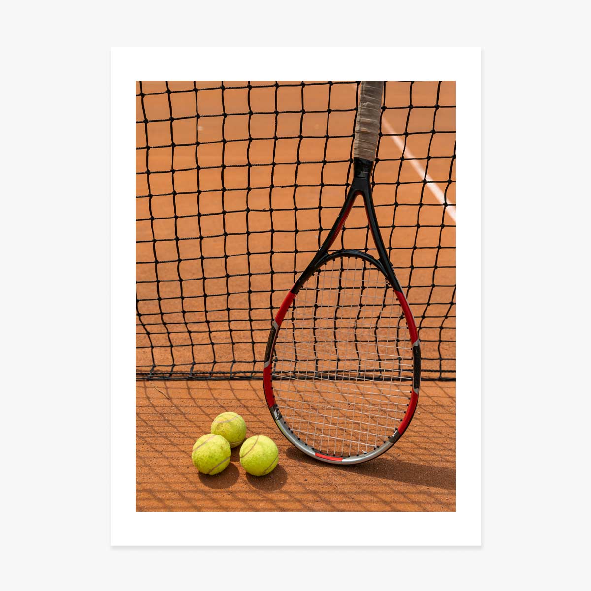 Poster Rachetă și Mingi de Tenis