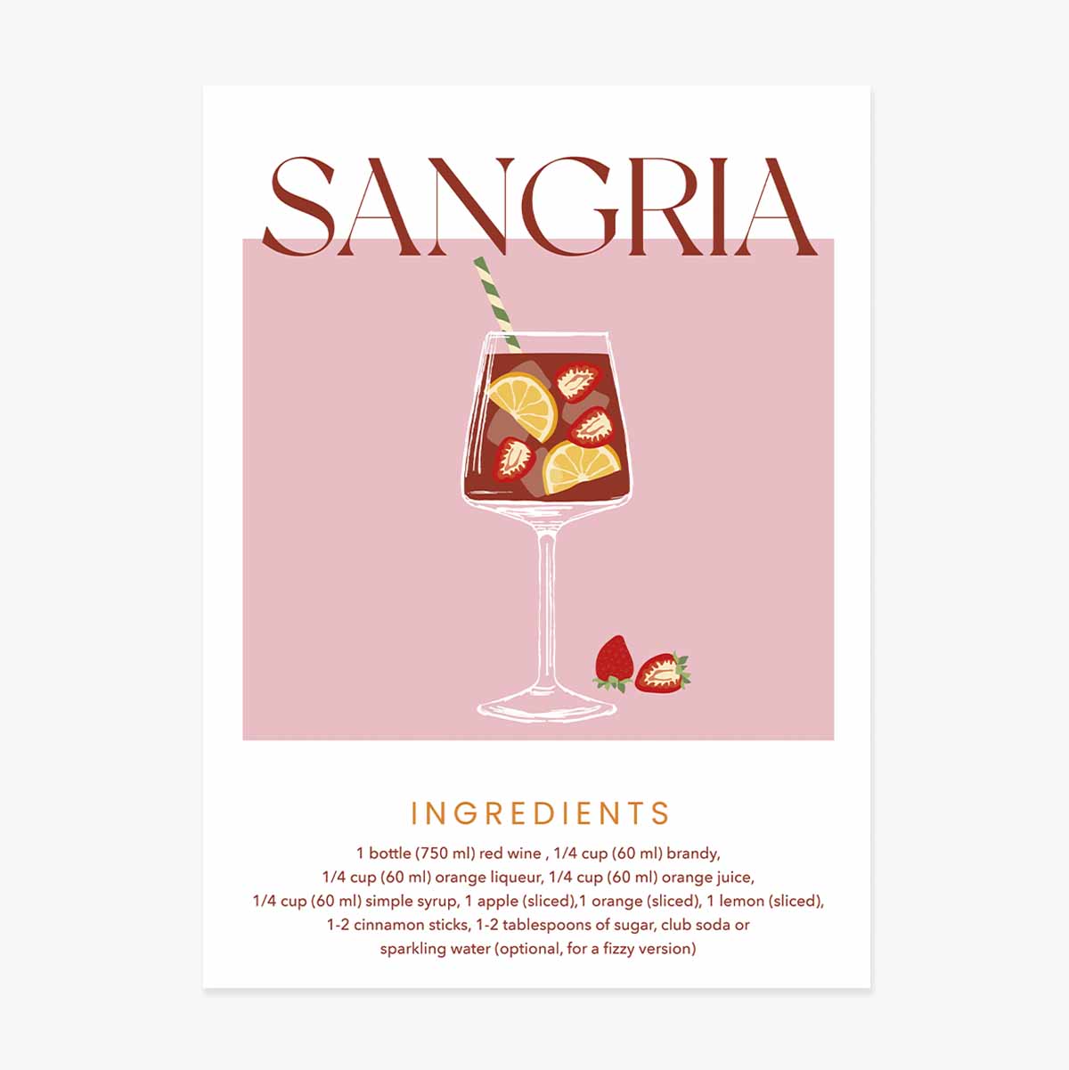 Poster Sangria