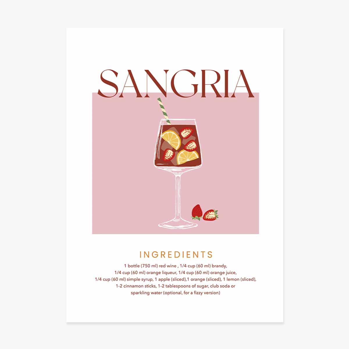 Poster Sangria