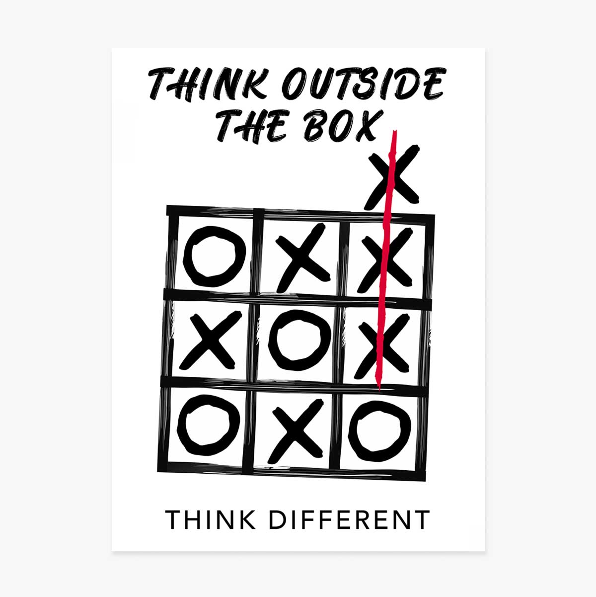 Poster Think outside the box