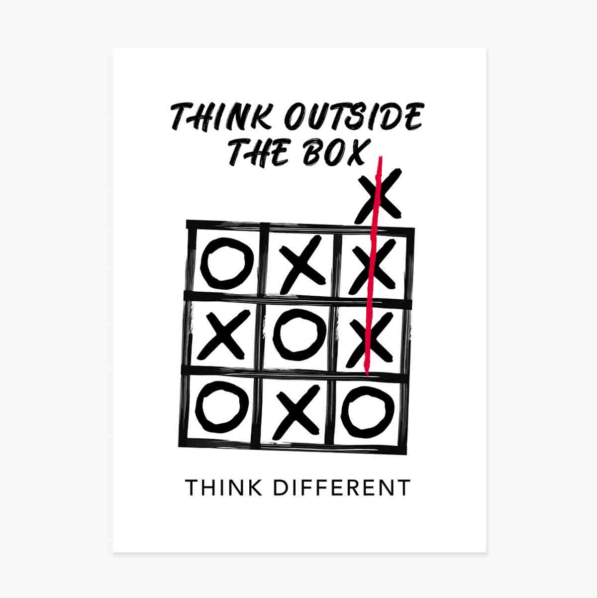 Poster Think outside the box