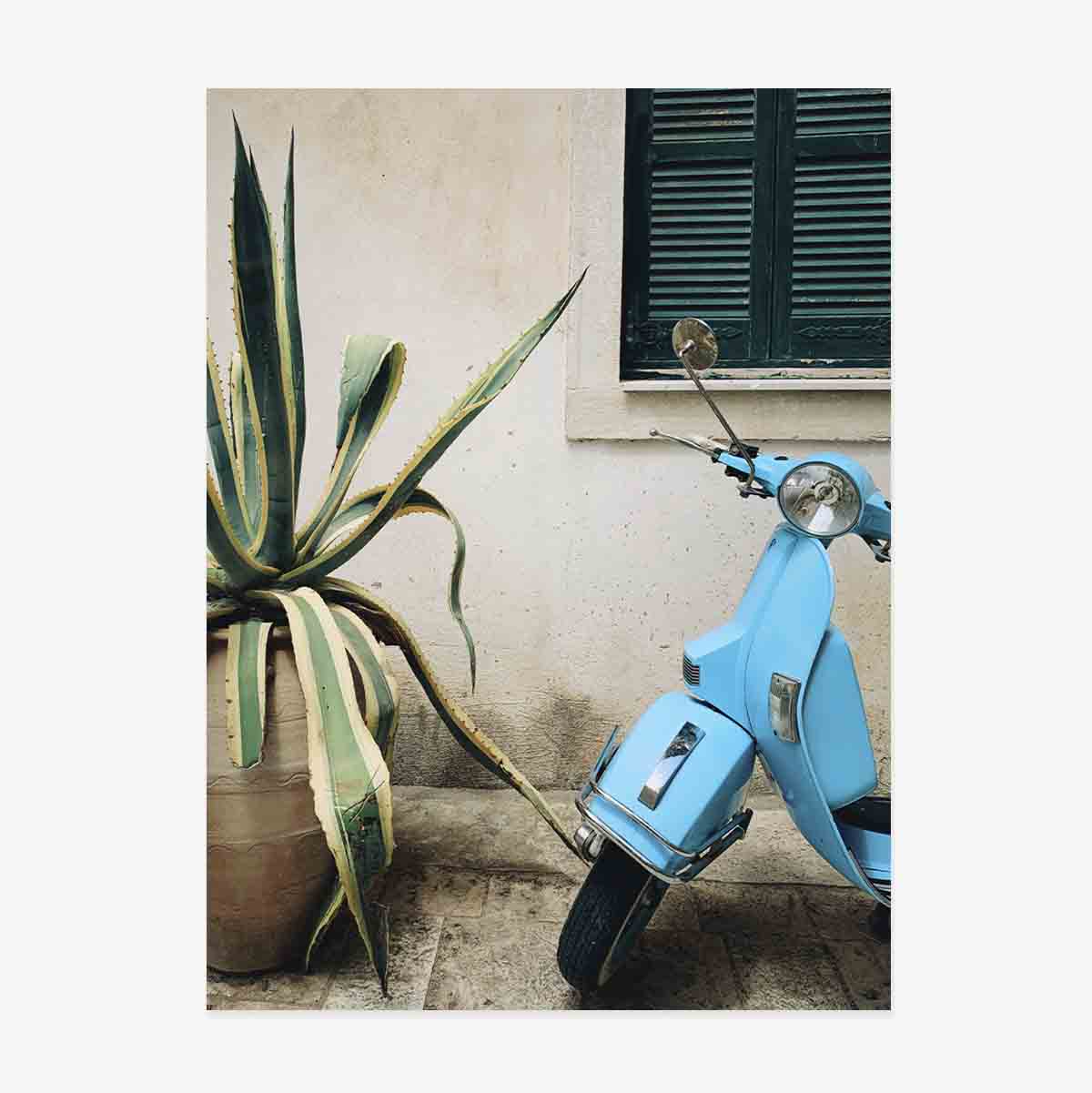 Плакат на Vespa