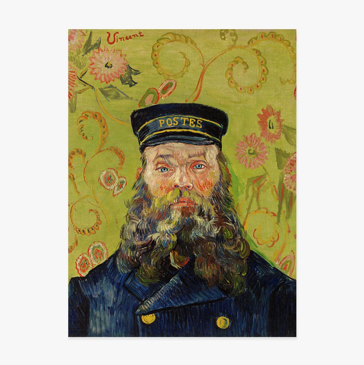 Poster Vincent van Gogh, Poștașul Joseph Roulin 1889