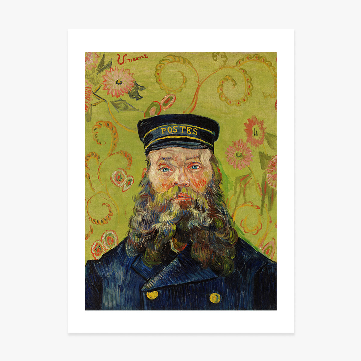 Poster Vincent van Gogh, Poștașul Joseph Roulin 1889